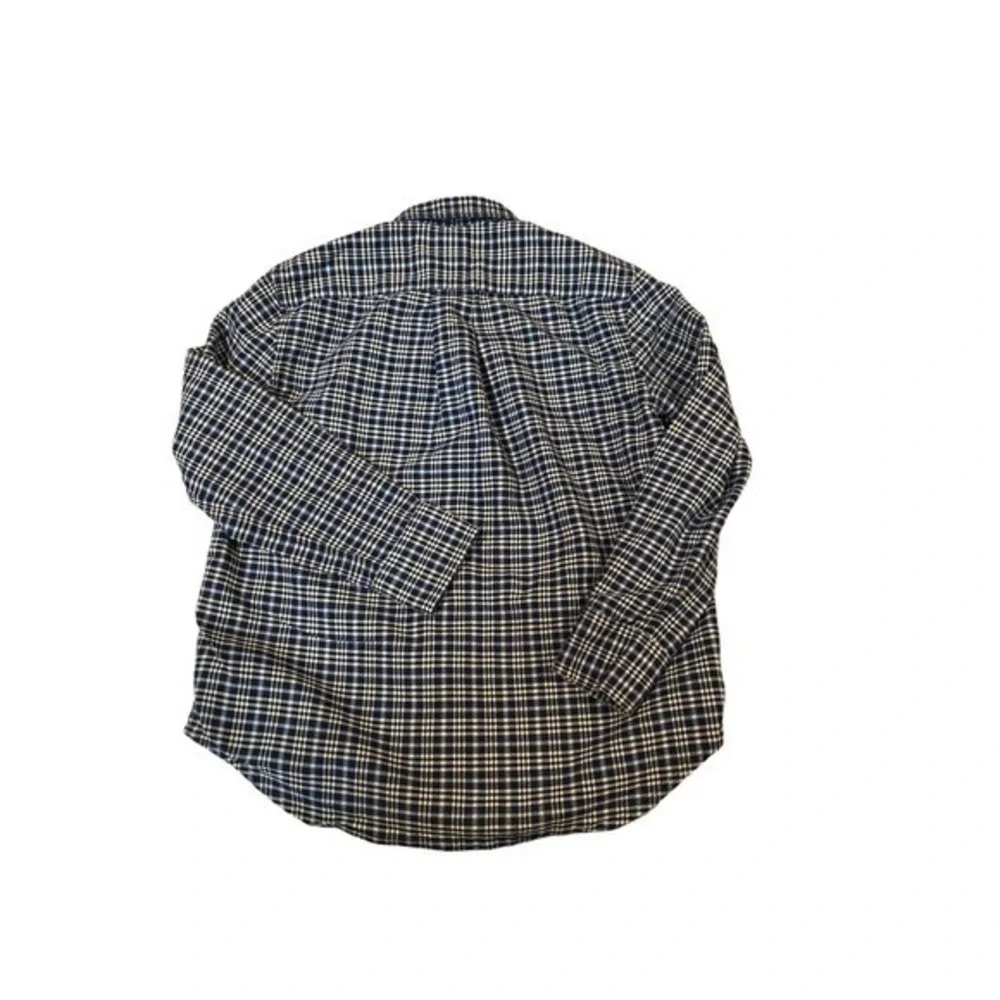 Ralph Lauren Long Sleeve Button Down Shirt Plaid Blue Boy's Small S‎ (8)
